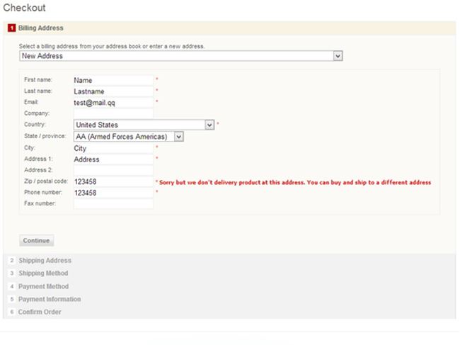 Picture of nopCommerce Postcode Shipping Plugin