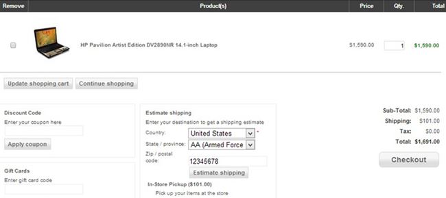Picture of nopCommerce Postcode Shipping Plugin