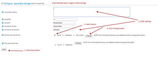 Picture of nopCommerce Azure Blob Storage/CDN plugin 