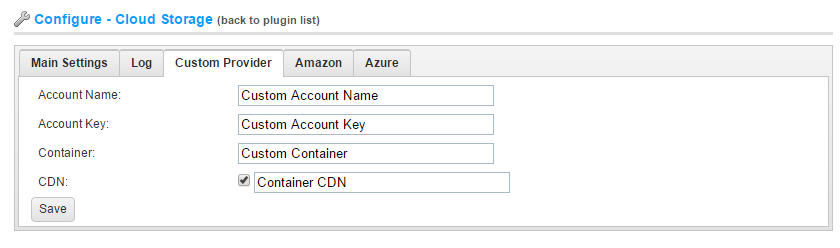 Creating custom CloudStorage provider