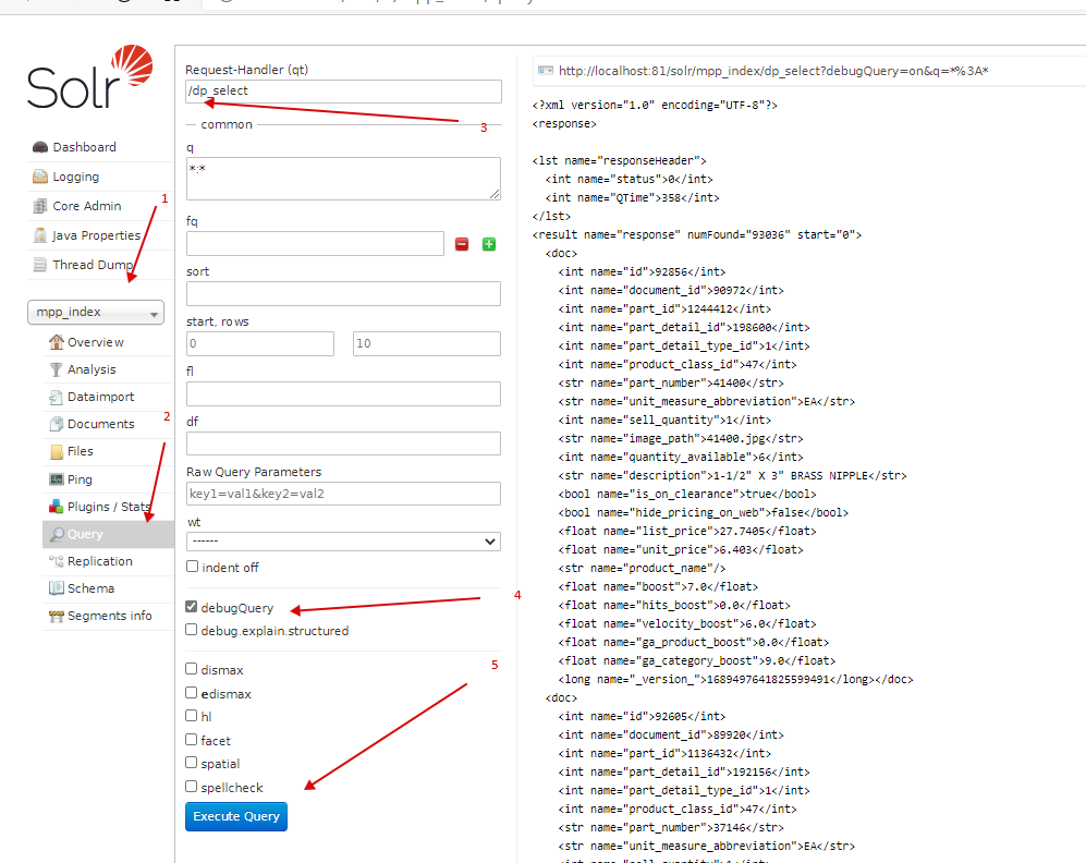 Query Analysis Debugging