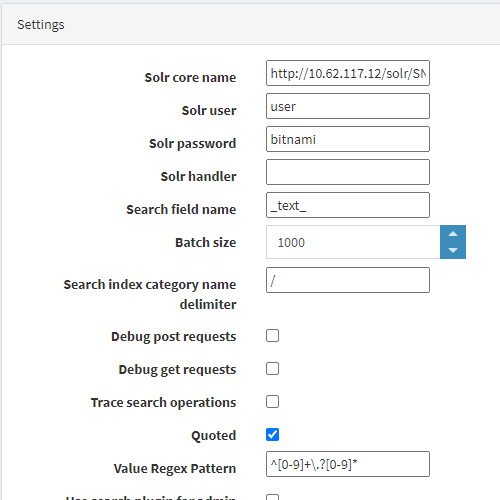 Admin Configure Your Local Solr Instance